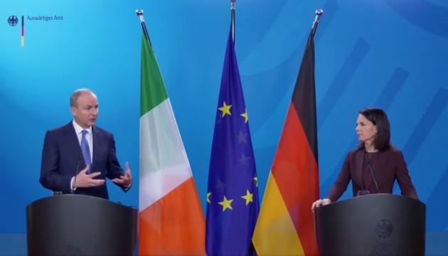 Німеччина й Ірландія підтвердили подальшу підтримку України