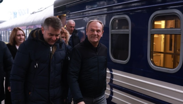 Donald Tusk przybył z wizytą do Kijowa

