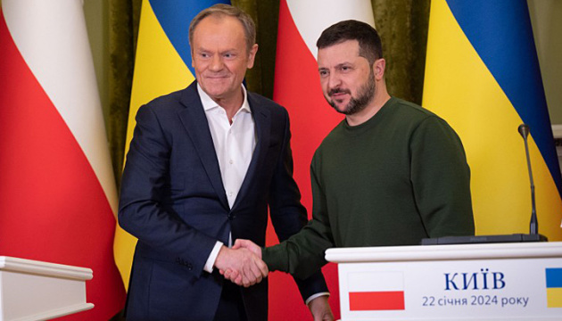 国境封鎖問題につきゼレンシキー宇大統領とトゥスク・ポーランド首相、対話での解決で同意