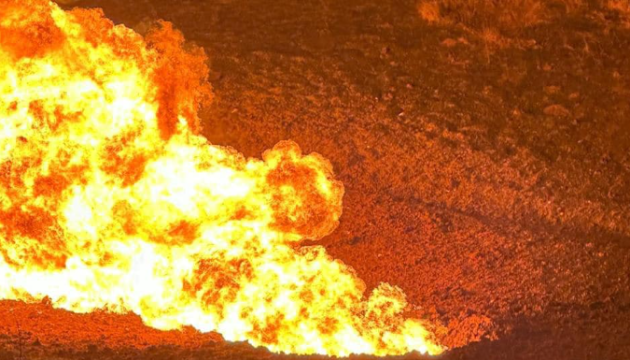 Fire on gas pipeline was stopped in Kharkiv
