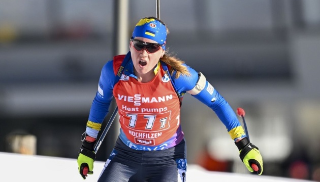 Анастасія Меркушина – сьома в гонці переслідування Євро-2024 з біатлону