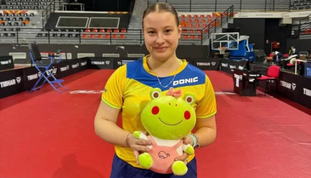 Українка Матюніна - перша на молодіжному ЧЄ з настільного тенісу
