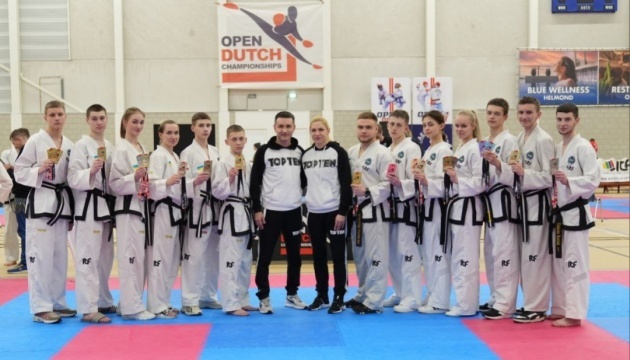 Українські майстри тхеквондо виграли 29 медалей на турнірі у Нідерландах