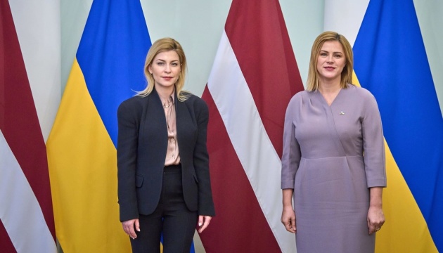Stefanishyna meets with Latvian PM