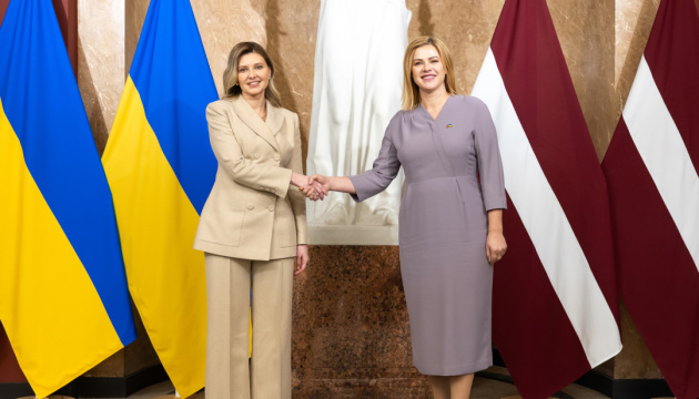 Зеленська запросила прем’єрку Латвії до нових напрямів допомоги українським дітям