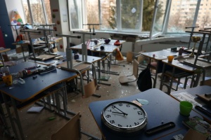 Russian forces destroy two schools in Kharkiv region