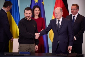 L'Ukraine et l'Allemagne signent un accord de sécurité