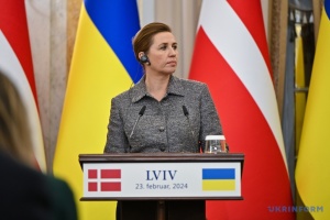 Росія має серйозні агресивні наміри, тому партнерам України треба діяти - прем’єрка Данії