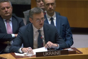 Кулеба: Поки в Радбезі ООН обговорюють можливість досягнення миру, Росія продовжує вбивати