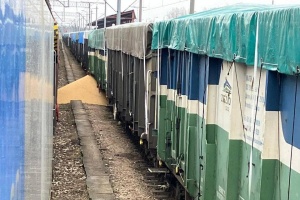 На залізничній станції у Польщі втретє пошкодили вагон з українською агропродукцією