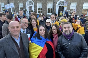 Мітинги на підтримку України відбулися у 16 містах Ірландії