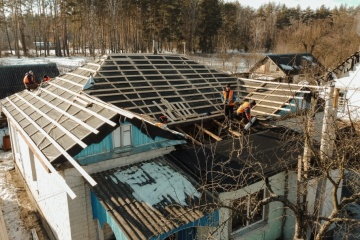 Comprehensive reconstruction works begin in Chernihiv region’s Yahidne