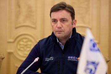 OSCE CIO visits war-town towns near Kyiv