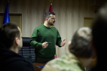 In Region Saporischschja berät Selenskyj über Sicherheitslage