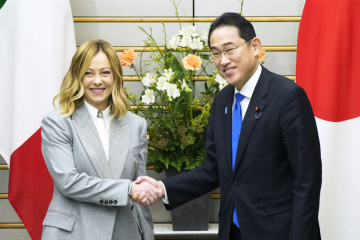 Japan and Italy reaffirm strong support for Ukraine