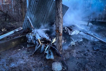 Missile fragments damage 58 buildings, educational institution and post office in Kyiv region 