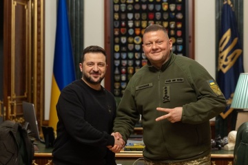 Selenskyj dankt Oberbefehlshaber Saluschnyj für zwei Jahre der Verteidigung der Ukraine