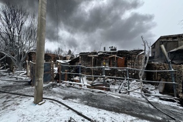 Deadly fire in Kharkiv result of Russian drones hitting oil depot