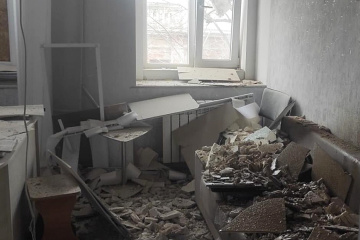 Enemy shelling damages medical facility in Kherson