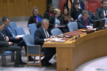Kyslytsya to UNSC: Face of Putin's envoy to UN embodies war