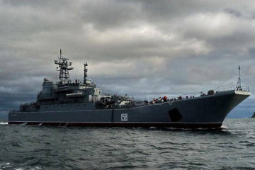 Ukrainische Krieger zerstören russisches Landungsschiff „Caesar Kunikow"