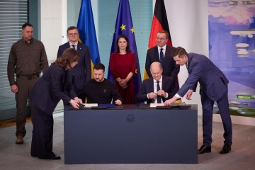 L'Ukraine et l'Allemagne signent un accord de sécurité