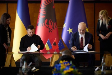 Die Ukraine und Albanien unterzeichnen Kooperationsabkommen