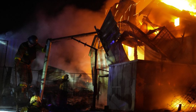Sports facility catches fire in Mykolaiv due to Russian drone attack