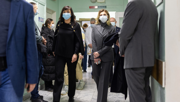 Зеленська разом з міністром охорони здоров’я Данії відвідала дитячу лікарню в Боярці