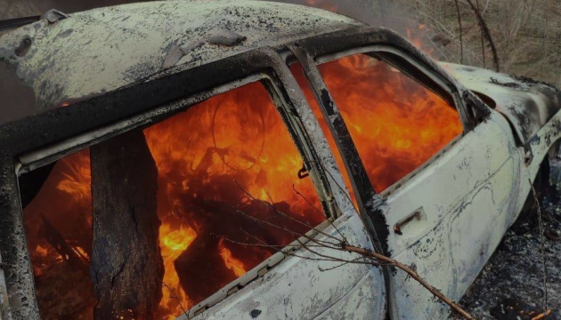 На Херсонщині через влучання ворожого дрона-камікадзе в авто загинули двоє цивільних