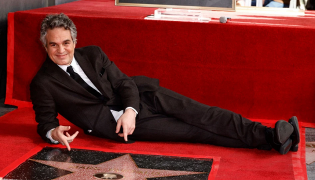 Актор Марк Руффало отримав зірку на Голлівудській алеї слави