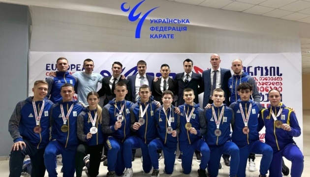 10 медалей виграли українські каратисти на молодіжному Євро у Тбілісі