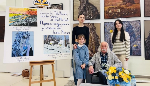 Українська школа у Відні визначила переможців конкурсу малюнків за мотивами робіт Марчука