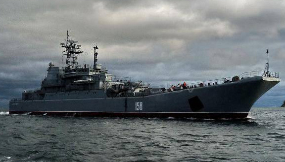 Ukrainische Krieger zerstören russisches Landungsschiff „Caesar Kunikow