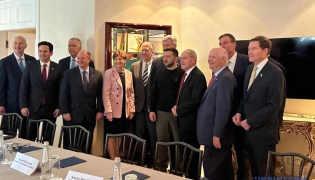 Zelensky discusses further support for Ukraine with U.S. senators