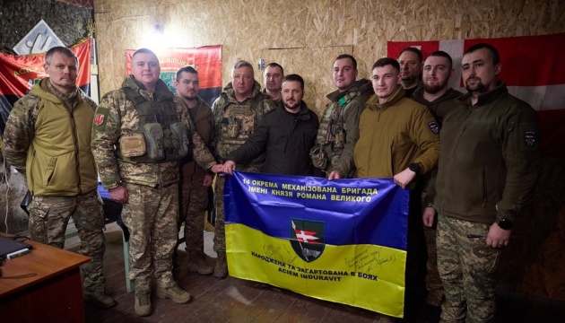 Зеленський відвідав передові позиції українських військ на Куп'янському напрямку
