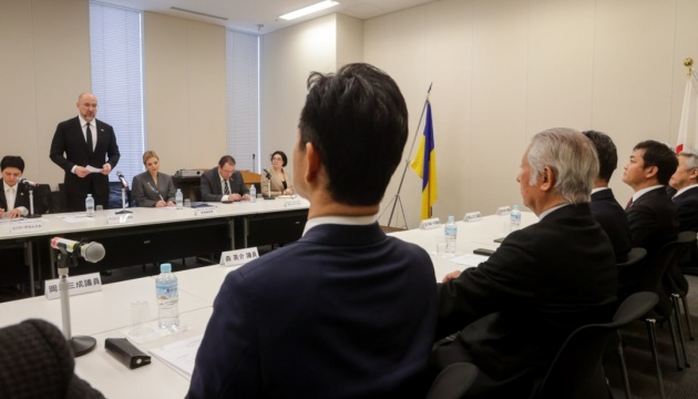 Ukrainian PM meets with Japanese MPs