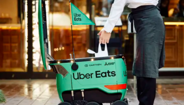 Uber Eats розпочне доставку їжі автономними роботами в Японії