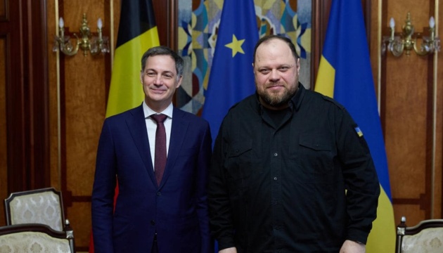 Стефанчук подякував Бельгії за рішучу підтримку України у Раді ЄС