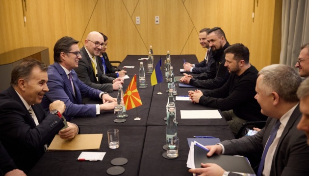 Ukraine, North Macedonia’s presidents discuss veterans rehabilitation hub