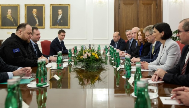 Стефанчук зустрівся з керівництвом парламенту Чехії: говорили про оборонні потреби України