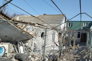 Russians shell village in Kherson region, one injured