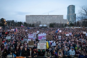 У Словаччині відбулися акції проти звільнень із культурних установ