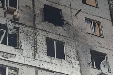 Cherson unter Beschuss der Russen, Wohnhäuser getroffen