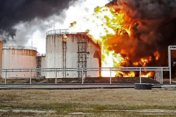 Un dron ucraniano ataca un depósito de petróleo en la región rusa de Bélgorod