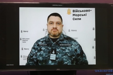 ウクライナの南部防衛戦力報道官代行にプレテンチューク海軍報道官が就任