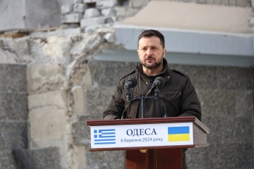 ゼレンシキー宇大統領、ギリシャ首相とのオデーサ訪問時に爆発音を聞いたと発言