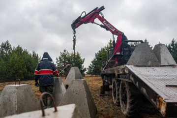 Construction of fortifications underway in Zaporizhzhia region