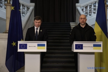 Shmygal and Dombrovskis discussed trade liberalization between Ukraine and EU