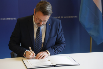 Ukraine und Luxemburg unterzeichnen Kooperationsabkommen